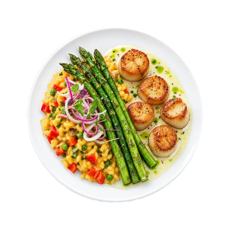 Sicilian Scallops & Risotto