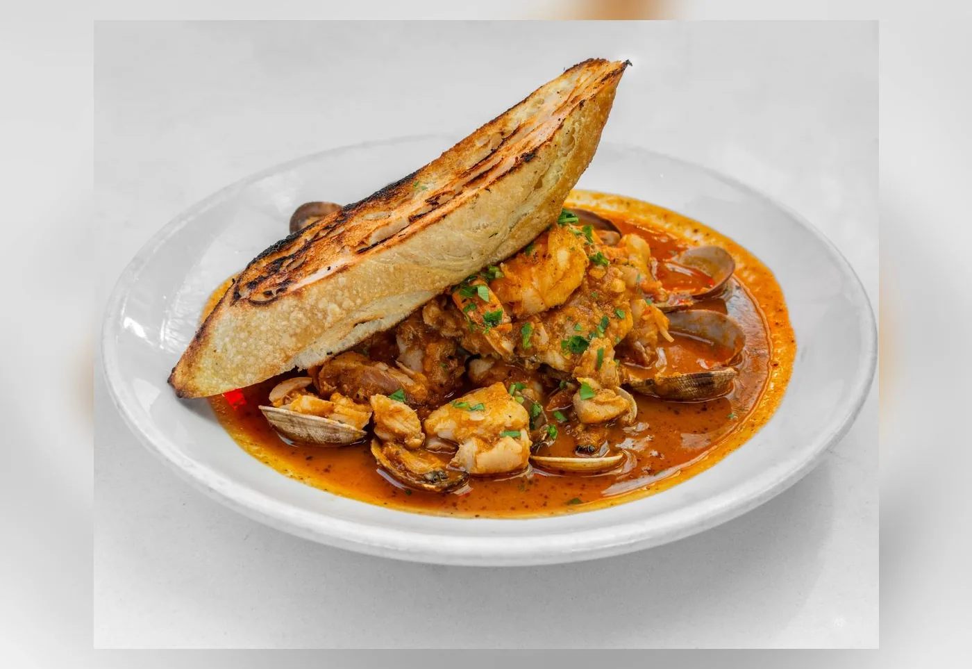 SF Cioppino, on the dinner menu